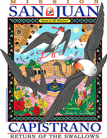 San Juan Capistrano Swallows Day 2000 Poster