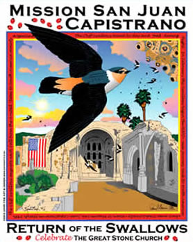 San Juan Capistrano Swallows Day 2003 Poster