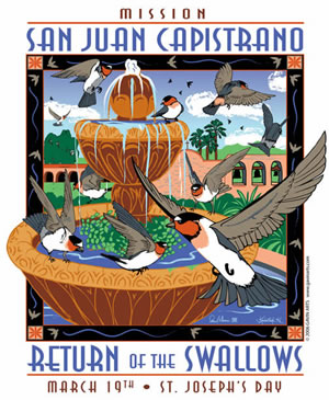 San Juan Capistrano Swallows Day 2006 Poster