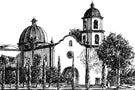 St. John of Capistrano Catholic Church, San Juan Capistrano, California Note Cards